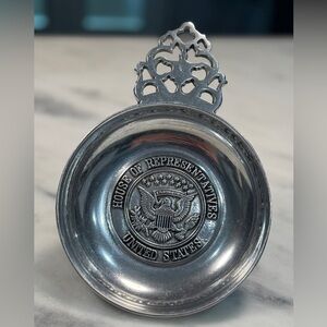 Vintage Wilton Pewter Porringer U.S. House of Representatives Dish